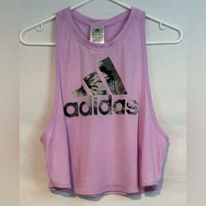 NWT Adidas Women’s Floral Crop Tank Top Size S